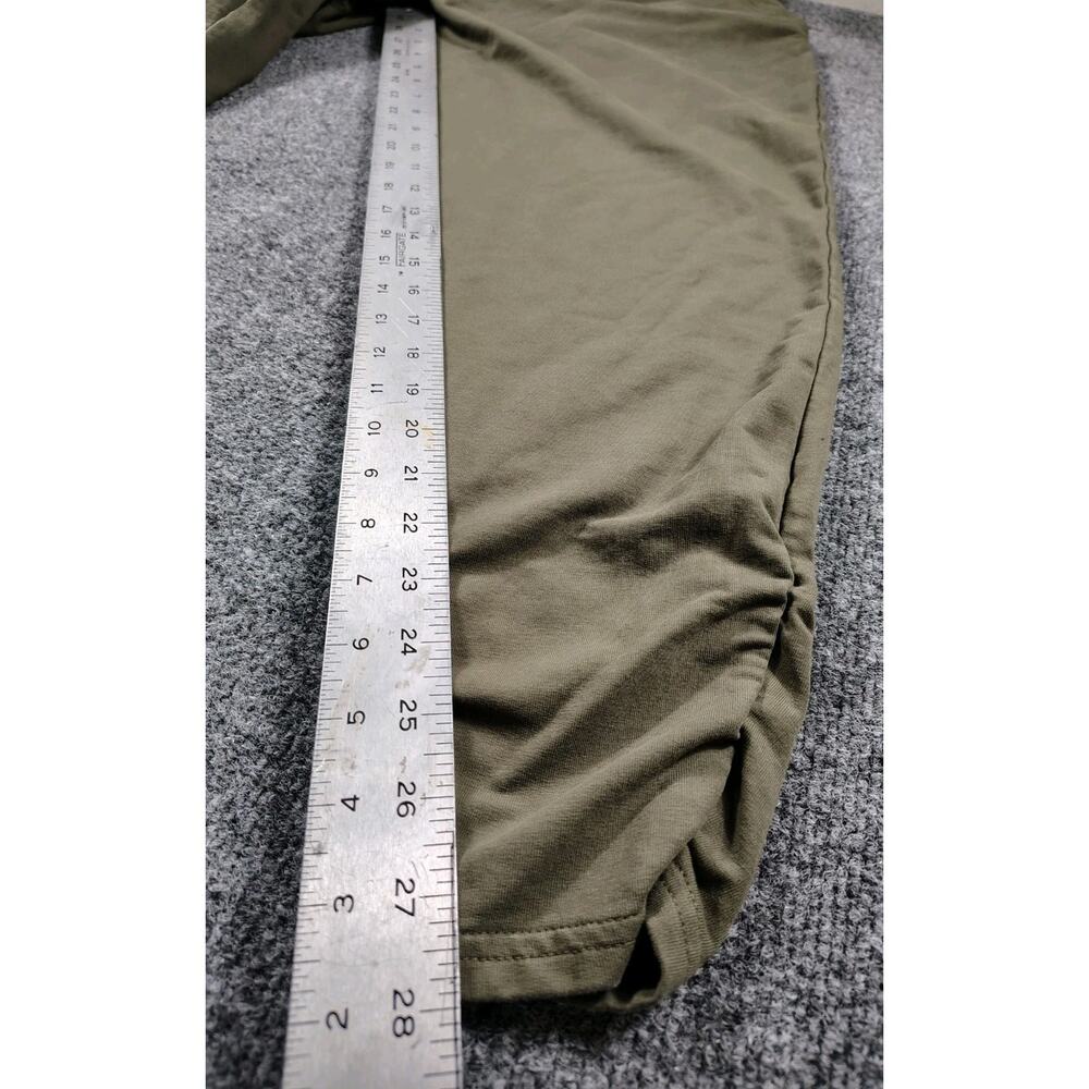 Pact Organic Cotton Jogger Pants Womens XL Olive Green Scrunch Ankle Ethical EUC - Picture 8 of 8